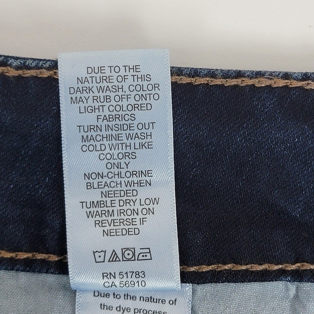 Maurices NWT 18W Short Slim Bootcut Jeans Dark Wash Curvy Stretch‎ Plus Size - Picture 8 of 13